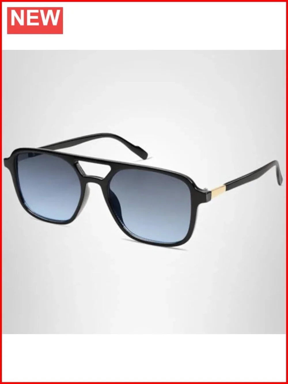 Retro Aviator Sunglasses with UV400 Lenses for Women Men